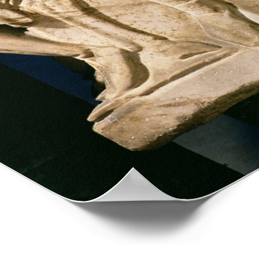 Die Unterwerfung eines Barbaren durch eine römisch Poster (Ecke)