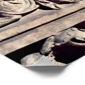 Die Unterwerfung eines Barbaren einem Römer Poster (Ecke)