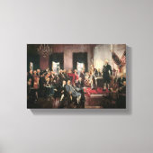 Die Unterzeichnung der Verfassung Leinwanddruck (Vorderseite)