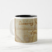 Die Unterzeichnung von El Greco Zweifarbige Tasse (Vorderseite Links)