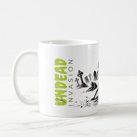 Die Untote Invasion Kaffeetasse (Links)
