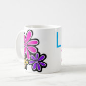 Die unvergesslichen Momente des Lebens beginnen mi Kaffeetasse (Vorderseite Links)