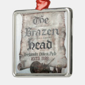 Die unverschämte HauptKneipe, Dublin, Irland Ornament Aus Metall (Links)