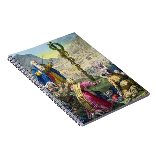 Die unverschämte Schlange, von einer Bibel Notizblock (Rechte Seite)