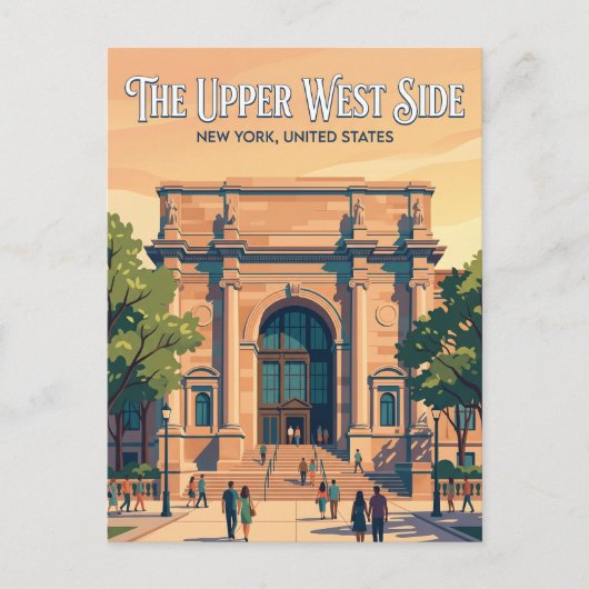 Die Upper West Side New York State Postkarte (Vorderseite)