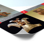 Die uralten Kulturen der Welt auf der Karte der Ge Poster (Ecke)