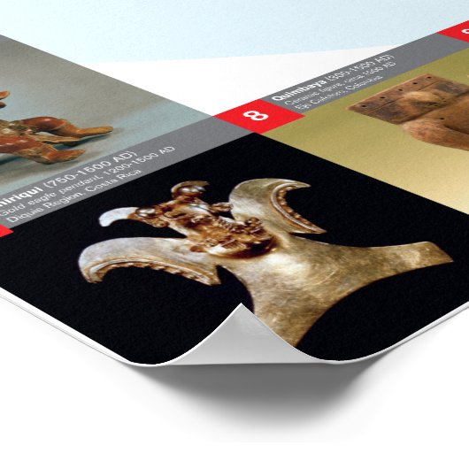 Die uralten Kulturen der Welt in Gefahr Poster (Ecke)