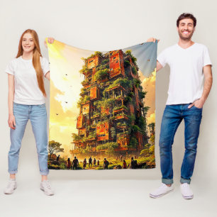 Die urbane Rückkehr der Natur Fleecedecke
