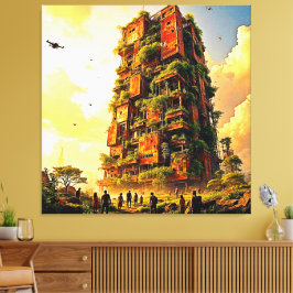 Die urbane Rückkehr der Natur Leinwanddruck