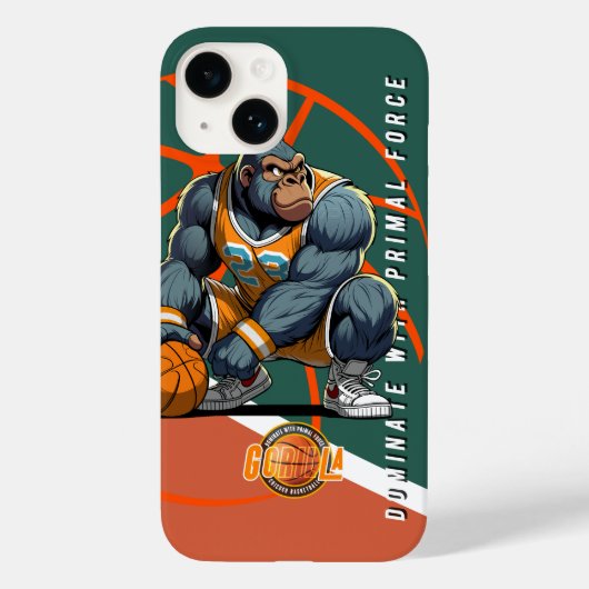 Die Urgewalt des Basketballs | Case-Mate iPhone Hülle (Rückseite)