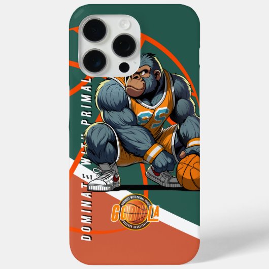 Die Urgewalt des Basketballs Case-Mate iPhone Hülle (Rückseite)