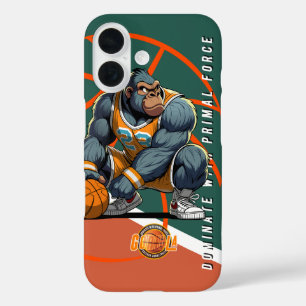 Die Urgewalt des Basketballs iPhone 16 Hülle