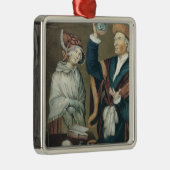 Die Urin-Prüfung Silbernes Ornament (Rechts)