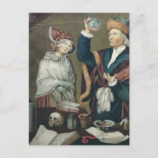 Die Urinuntersuchung Postkarte (Vorderseite)