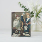 Die Urinuntersuchung Postkarte (Stehend Vorderseite)