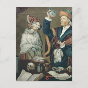 Die Urinuntersuchung Postkarte