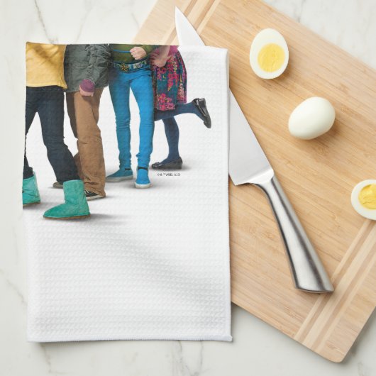 Die Urknalltheorie Geschirrtuch (Viertel Falte)