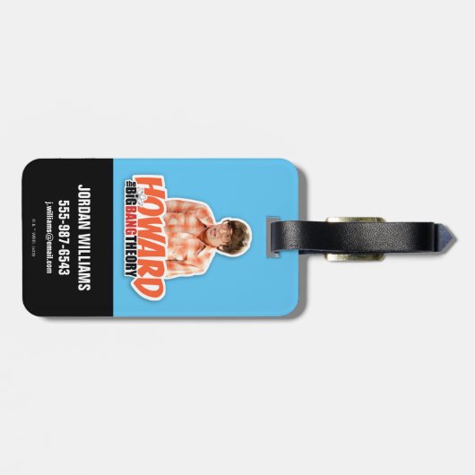 Die Urknalltheorie | Howard Gepäckanhänger (Rückseite horizontal)