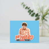 Die Urknalltheorie | Howard Postkarte (Stehend Vorderseite)