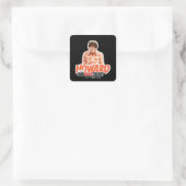 Die Urknalltheorie | Howard Quadratischer Aufkleber (Tasche)