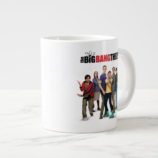 Die Urknalltheorie Jumbo-Tasse (Vorderseite Rechts)