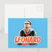 Die Urknalltheorie | Leonard Postkarte (Vorne/Hinten)