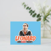 Die Urknalltheorie | Leonard Postkarte (Stehend Vorderseite)