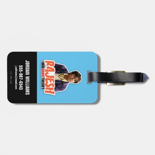 Die Urknalltheorie | Rajesh Gepäckanhänger (Rückseite horizontal)