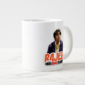 Die Urknalltheorie | Rajesh Jumbo-Tasse (Vorderseite Rechts)