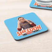 Die Urknalltheorie | Sheldon Getränkeuntersetzer (Linke Seite)