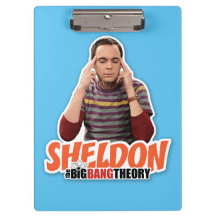 Die Urknalltheorie Sheldon Klemmbrett