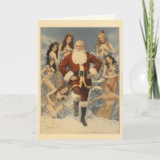 Die Urlaubskarte der Damen Karte (Vorderseite)