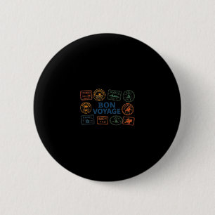 Die Urlaubskreuzfahrt-Reisestempel Button