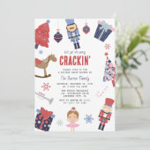Die Urlaubsparty von Party Crackin. Einladung (Stehend Vorderseite)