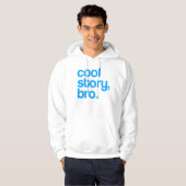Die URSPRÜNGLICHE COOLE GESCHICHTE BRO hellblau Hoodie (Vorne ganz)