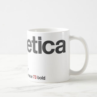 Die ursprüngliche große LoveHelvetica Logo-Tasse Kaffeetasse