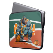 Die ursprüngliche Kraft von Basketball | 15 Zoll Laptopschutzhülle (Vorderseite Links)