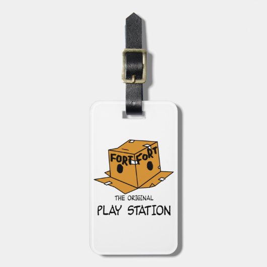 Die ursprüngliche Play-Station Gepäckanhänger (Vorderseite vertikal)