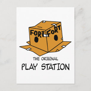 Die ursprüngliche Play-Station Postkarte