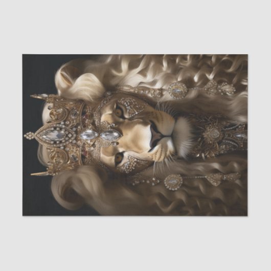 Die ursprüngliche QUEEN des Dschungels Seidenpapier (Vorderseite)