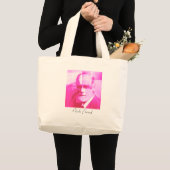 Die ursprüngliche rosa Freud-Tasche Jumbo Stoffbeutel (Vorderseite (Produkt))