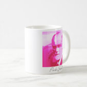 Die ursprüngliche rosa Freud-Tasse Kaffeetasse (VorderseiteRechts)
