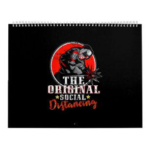 Die ursprüngliche soziale Distanz   Niedlich Weld Kalender