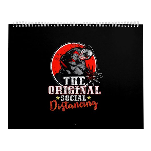 Die ursprüngliche soziale Distanz | Niedlich Welde Kalender (Titelbild)