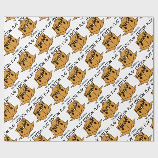 Die ursprüngliche Spiel-Station Geschenkpapier (Flach)