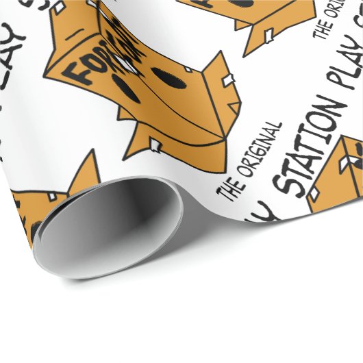 Die ursprüngliche Spiel-Station Geschenkpapier (Rolleneckpunkt)