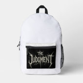 Die Urteilsverkleidung Bedruckter Rucksack (Vorderseite)