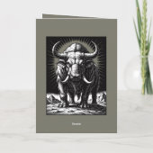Die Urzeitbestie Behemoth Karte (Rückseite)