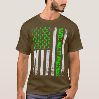 Die US-amerikanische Flagge, das Bewusstsein für p T-Shirt