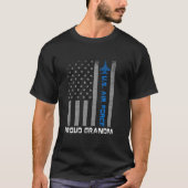 Die US-amerikanische Luftwaffe, Großpatronenflagge T-Shirt (Vorderseite)